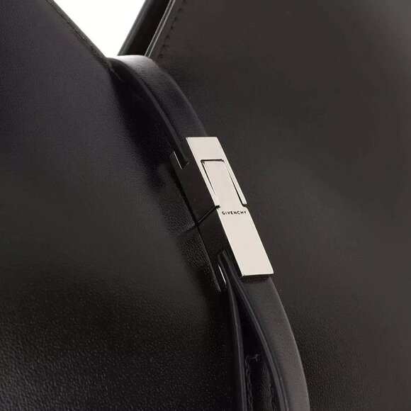 Givenchy Small Cut Out Bag in Black Leather Unisex Shoulder Handbag Purse - Picture 3 of 16